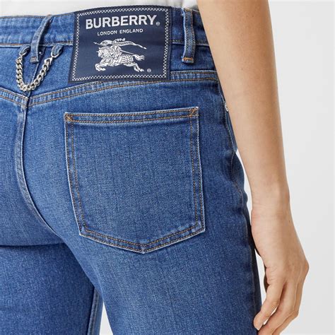 ladies burberry jeans